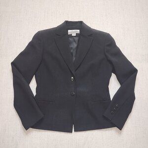 Collectibles Petite Sophisticate Women's Petite Black Acetate Blazer